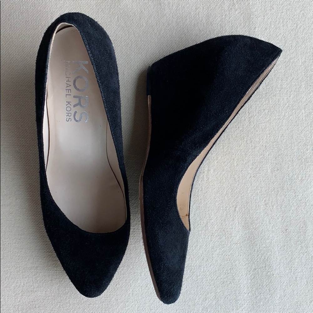 Michael Kors Suede Wedge Shoes